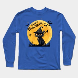 Halloween cat Long Sleeve T-Shirt